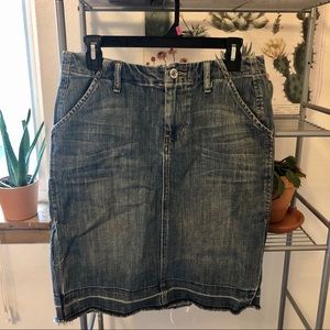 Banana republic jean skirt